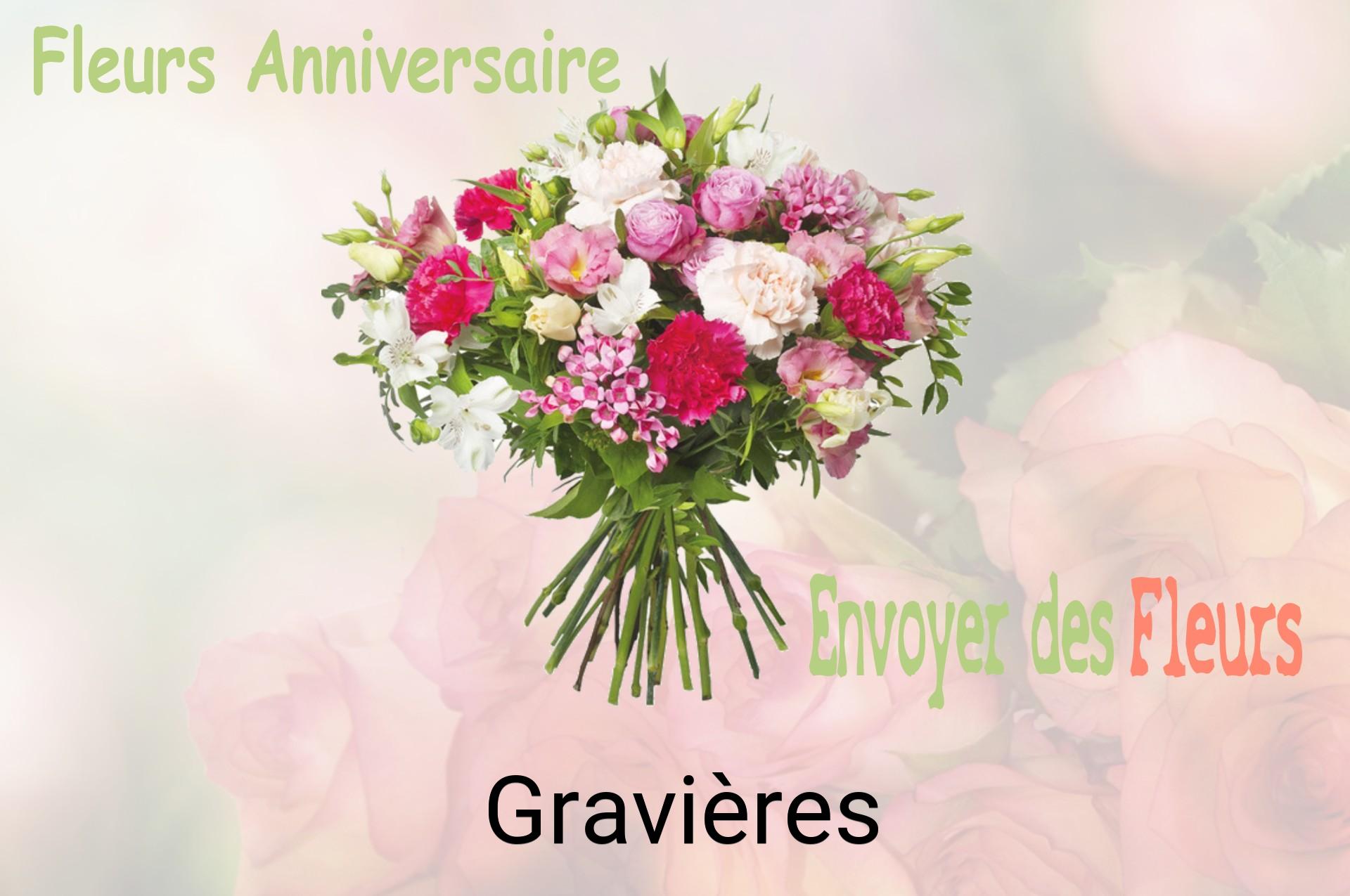 Bouquet de fleurs d’anniversaire livré à Gravières